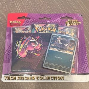 Pokemon Tech Sticker Collection - Purple, Pink, Black
